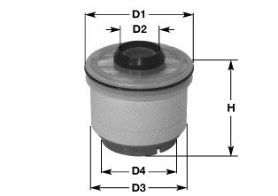 CLEAN FILTERS Топливный фильтр MG3609